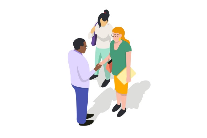 Illustration Handschlag