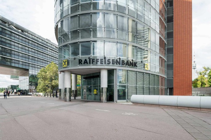 Bankfiliale Andromeda Tower der Raiffeisen Wien Stadtbank